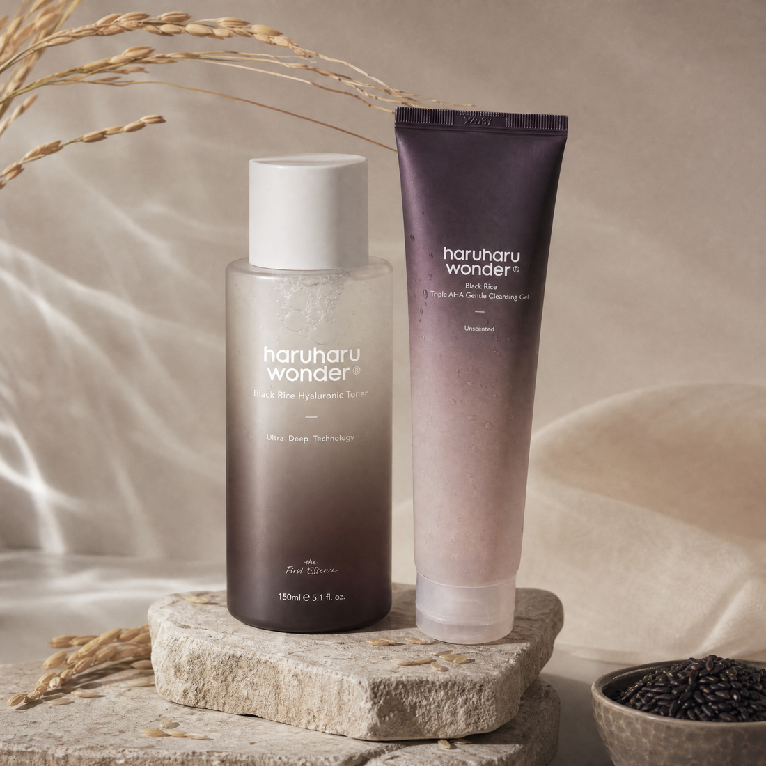 HARUHARU WONDER Black Rice Duo Bundle