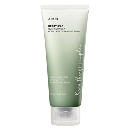 ANUA Heartleaf Quercetinol Pore Deep Cleansing Foam Korean Skincare in Canada