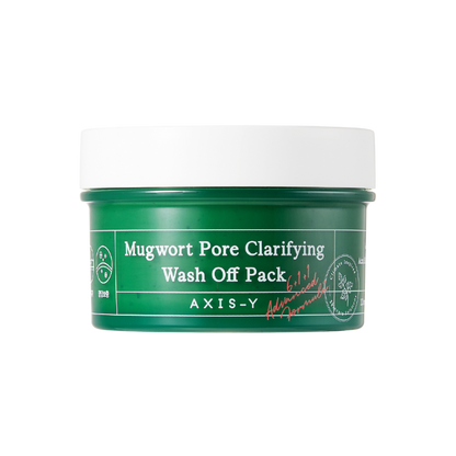 Axis Y Mugwort Pore Clarifying Wash Off Pack Korean Skincare Canada