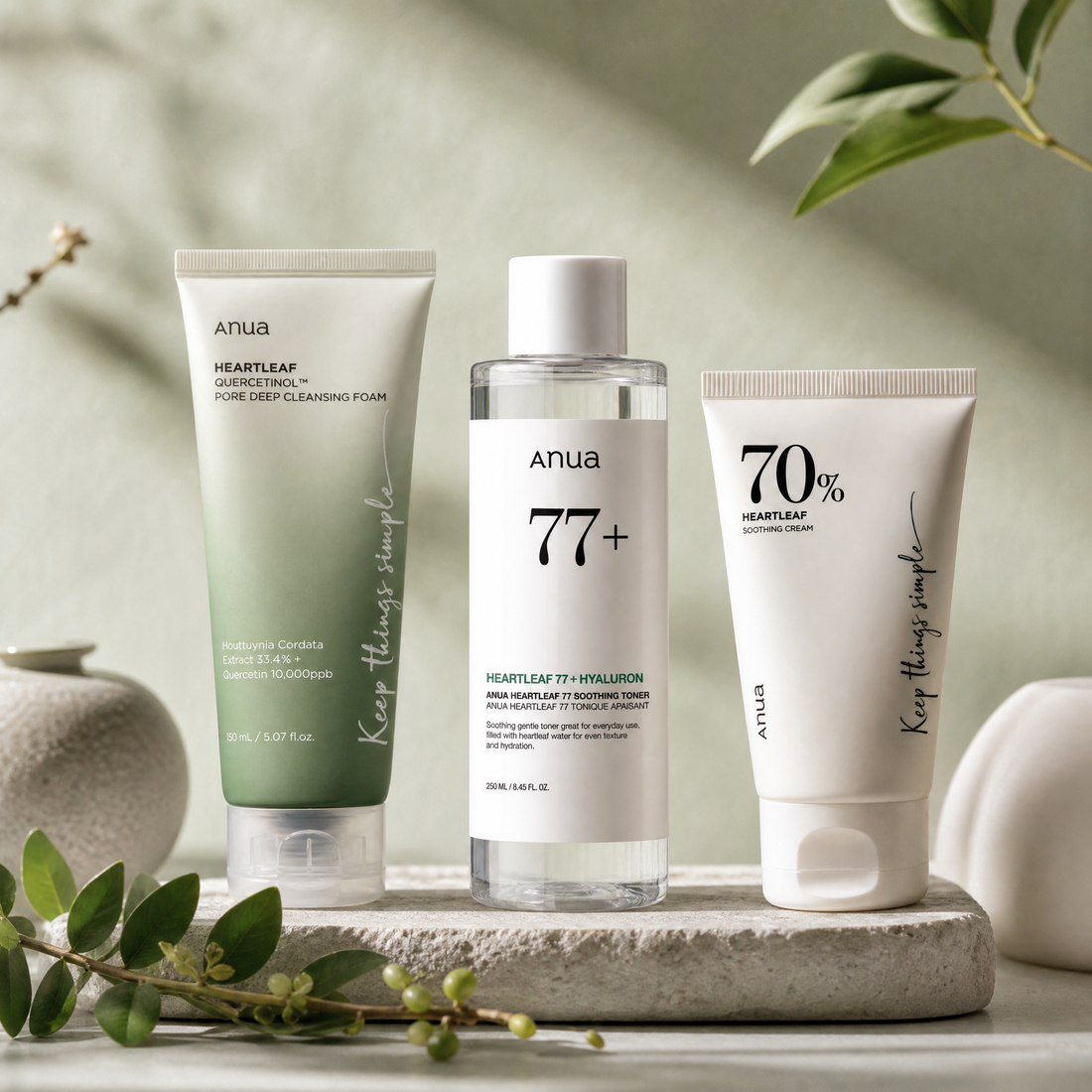 Anua Heartleaf Soothing Trio Bundle