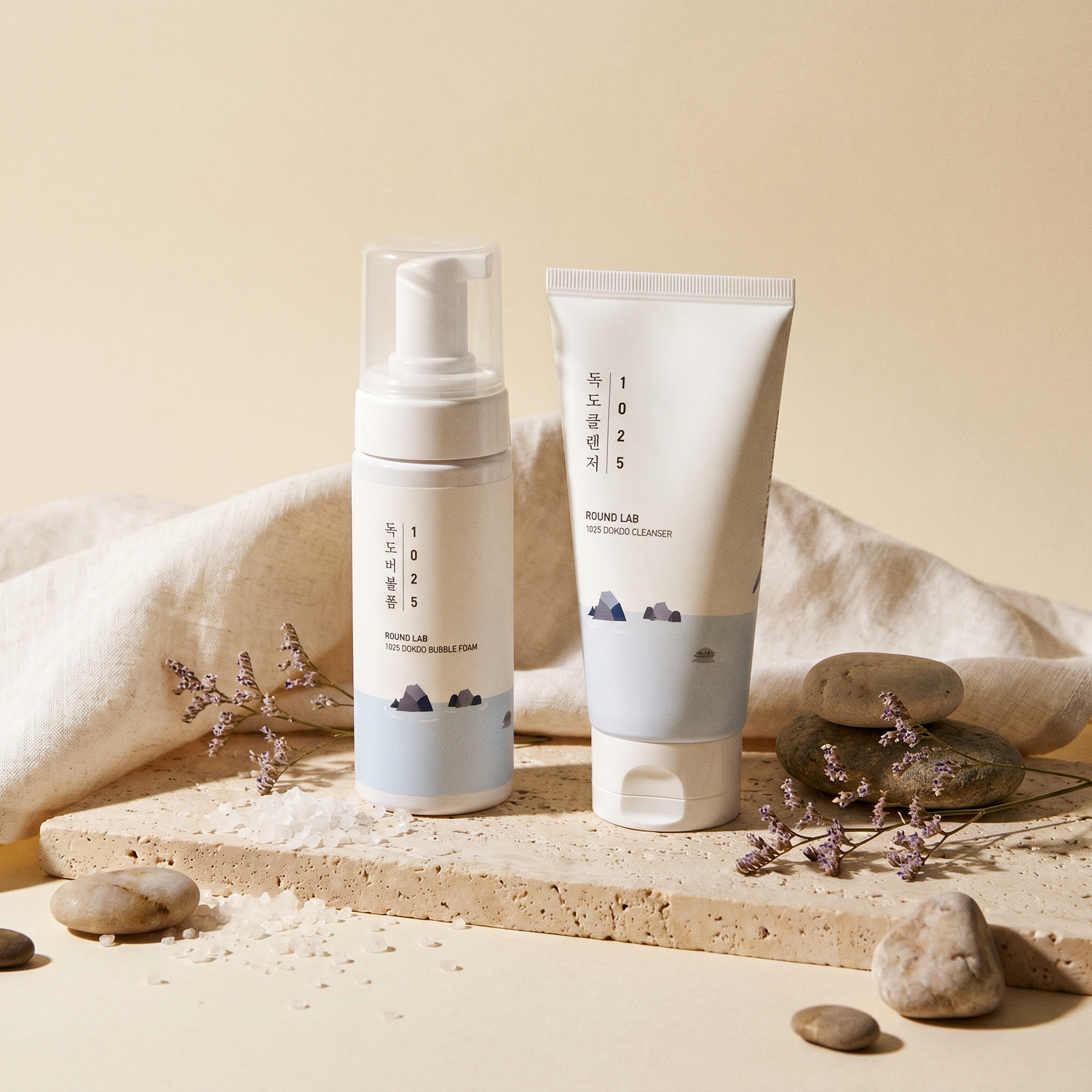 ROUND LAB 1025 Dokdo Cleansing Hydration Duo Bundle